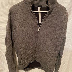 Lululemon quilted quarter zip sweatshirt